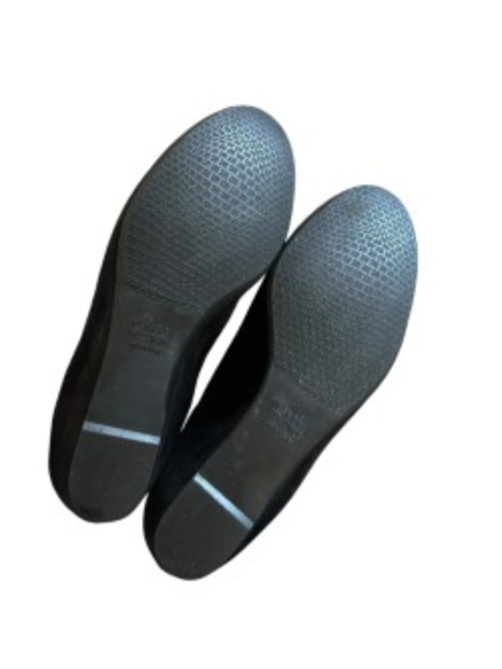 Stuart Weitzman Black Suede Covered Wedge Shoe 9 - Picture 7 of 7